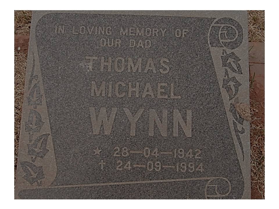 WYNN Thomas Michael 1942-1994