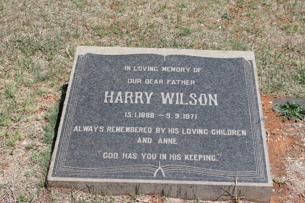 WILSON Harry 1888-1971