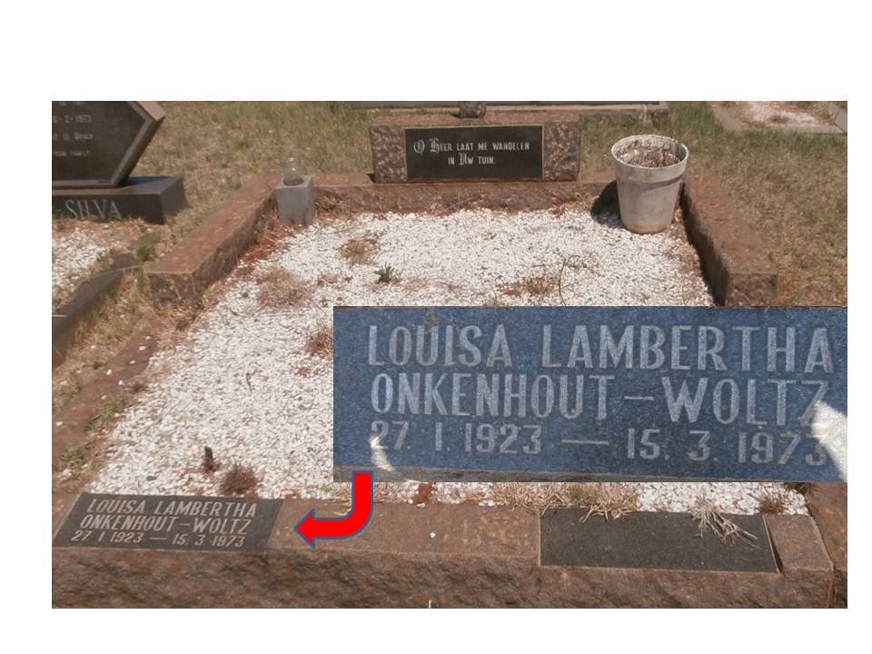 WOLTZ Louisa Lambertha, ONKENHOUT 1923-1973