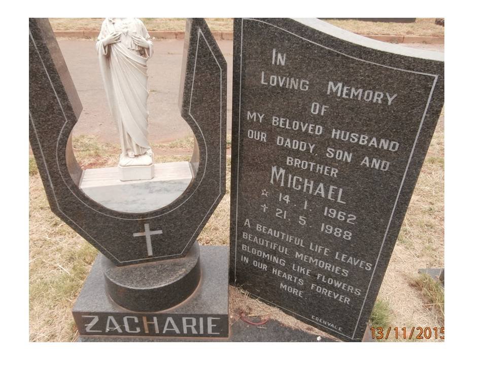 ZACHARIE Michael 1962-1988