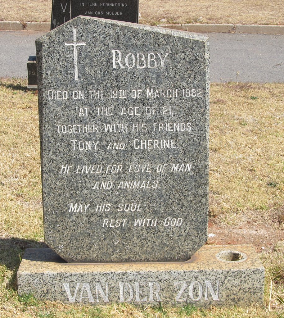 ZON Robby, van der -1982