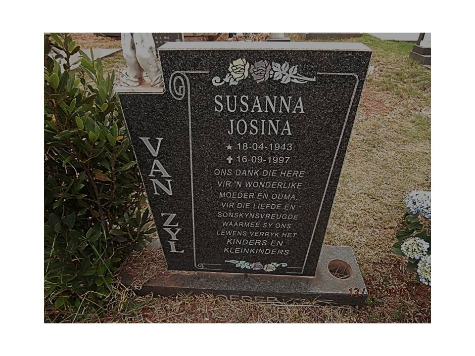 ZYL Susanna Josina, van 1943-1997