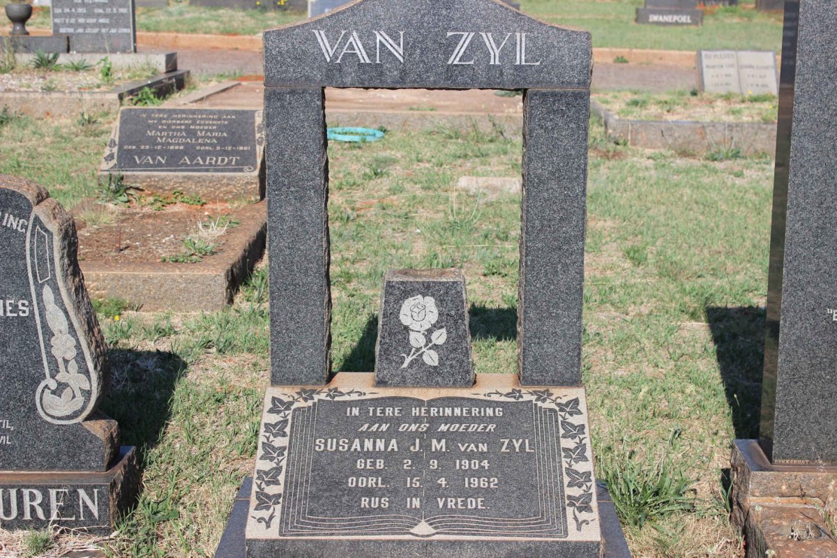 ZYL Susanna J.M., van 1904-1962