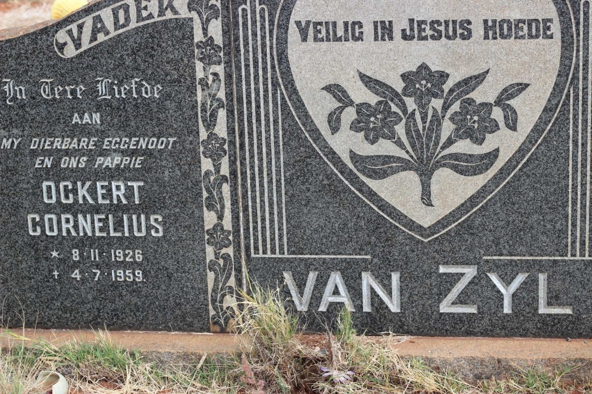 ZYL Ockert Cornelius, van 1926-1959