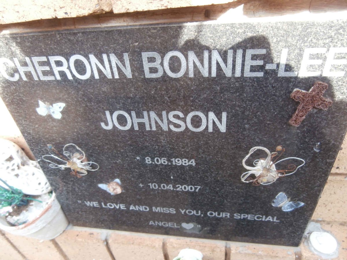 JOHNSON Cheronn Bonnie-Lee 1984-2007