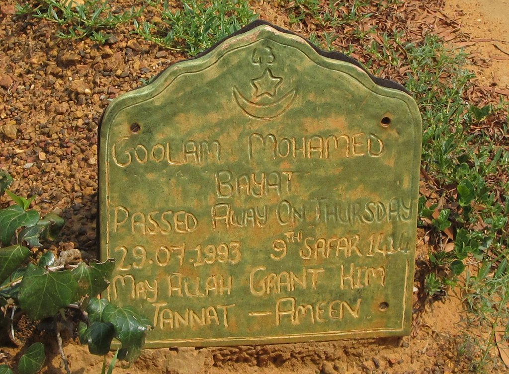 BAYAT Goolam Mohamed -1993