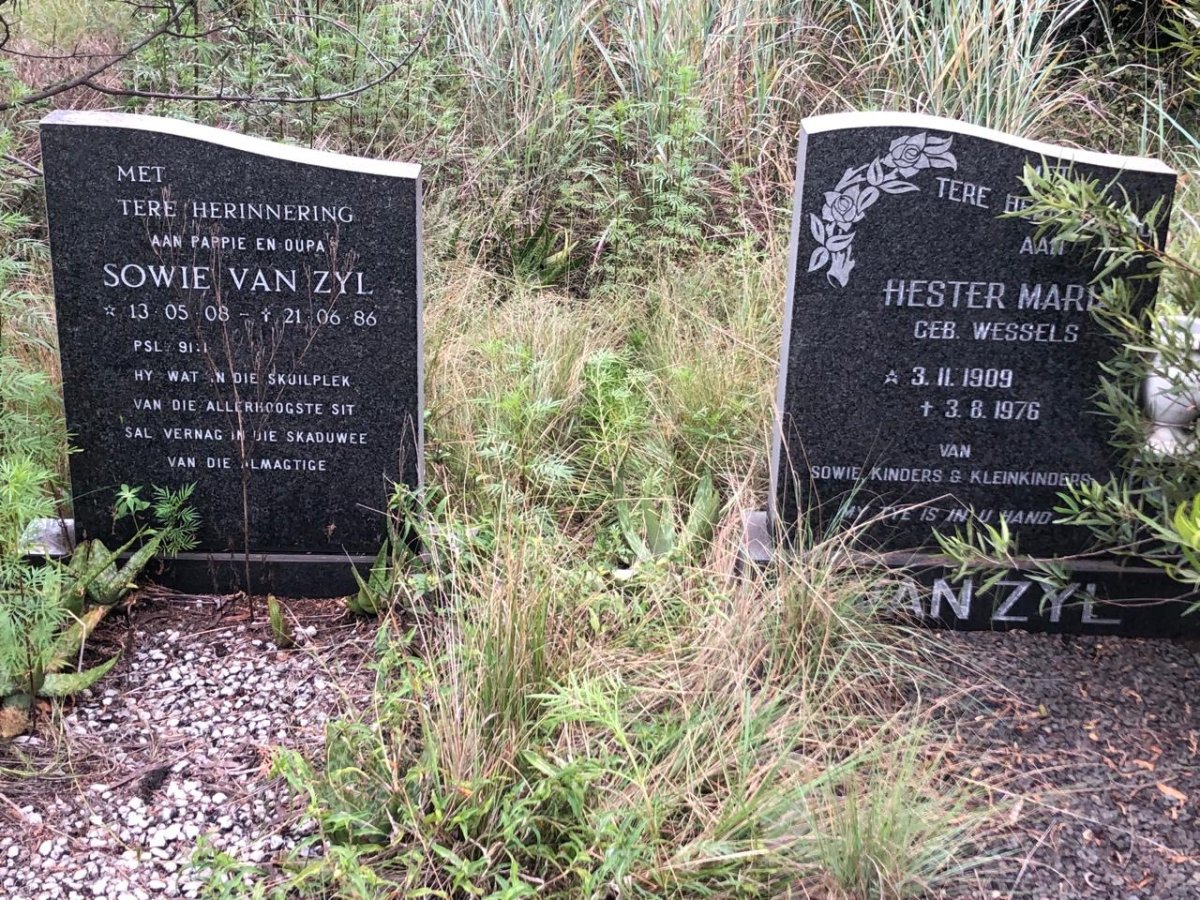 ZYL Sowie, van 1908-1986 & Hester Maria WESSELS 1909-1976