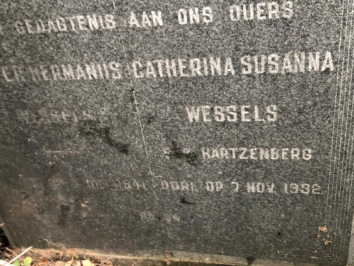 WESSELS Pieter Hermanus -1941 & Catherina Susanna HARTZENBERG -1932
