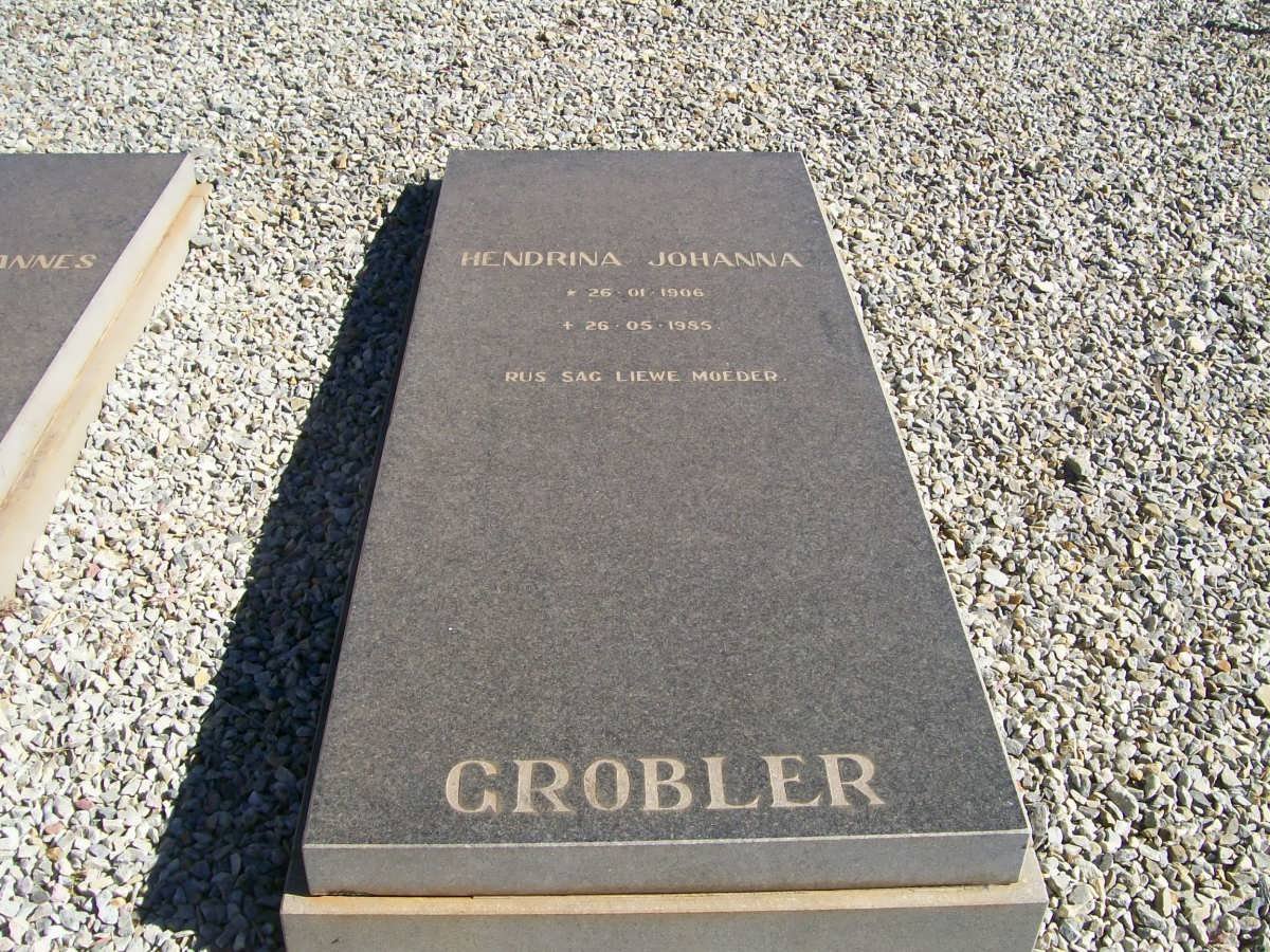 GROBLER Hendrina Johanna 1906-1985