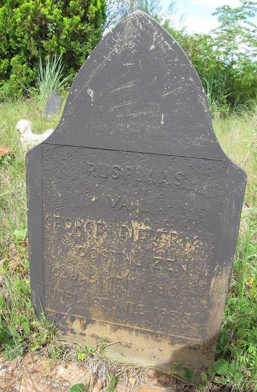 OOSTHUIZEN George Diederik 1890-1933