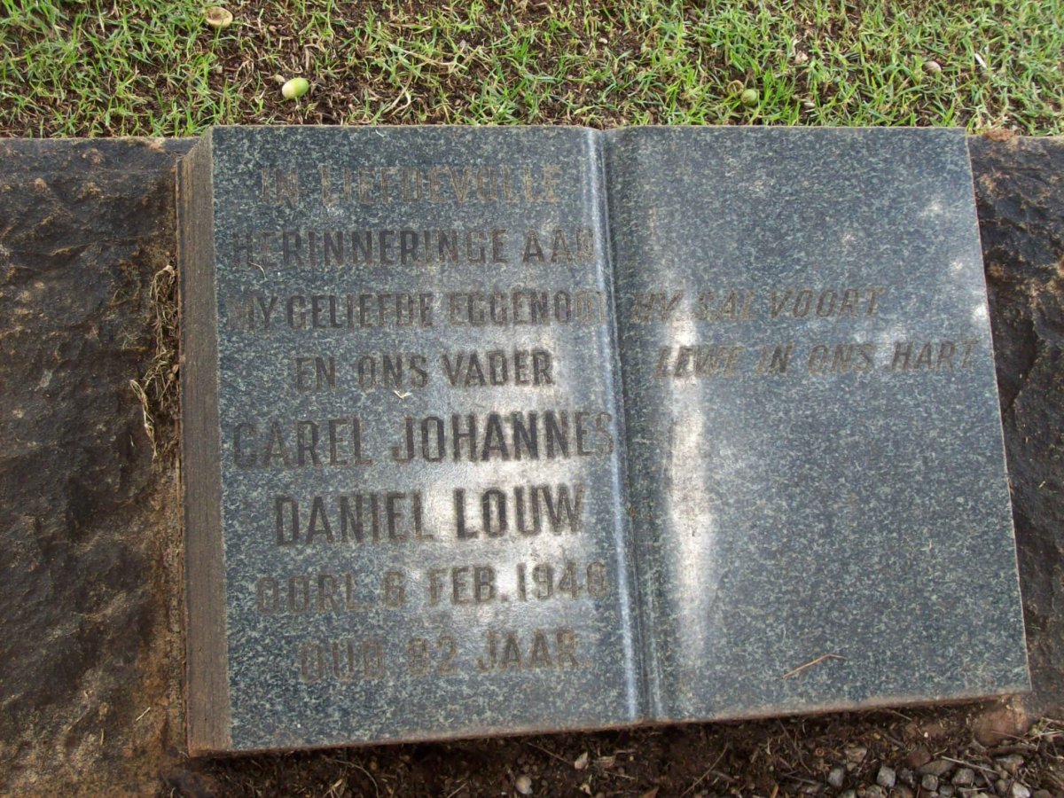 LOUW Carel Johannes Daniel -1940