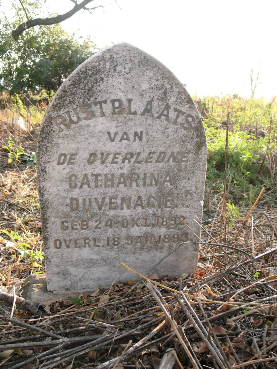 DUVENAGIE Catharina 1892-1893