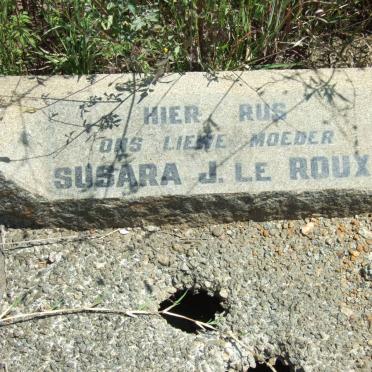 ROUX Susara J., Le 