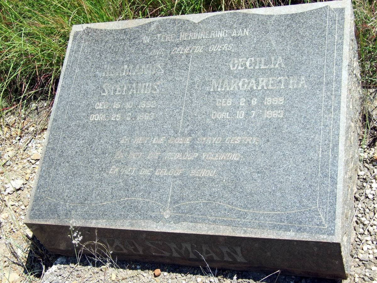 BOSMAN Hermanus Stefanus 1892-1963 &amp; Cecilia Margaretha 1898-1963