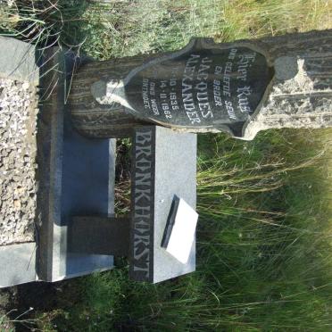 BRONKHORST Jacques Alexander 1935-1962