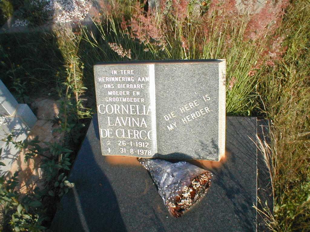 CLERCQ Cornelia Lavina, de 1912-1978