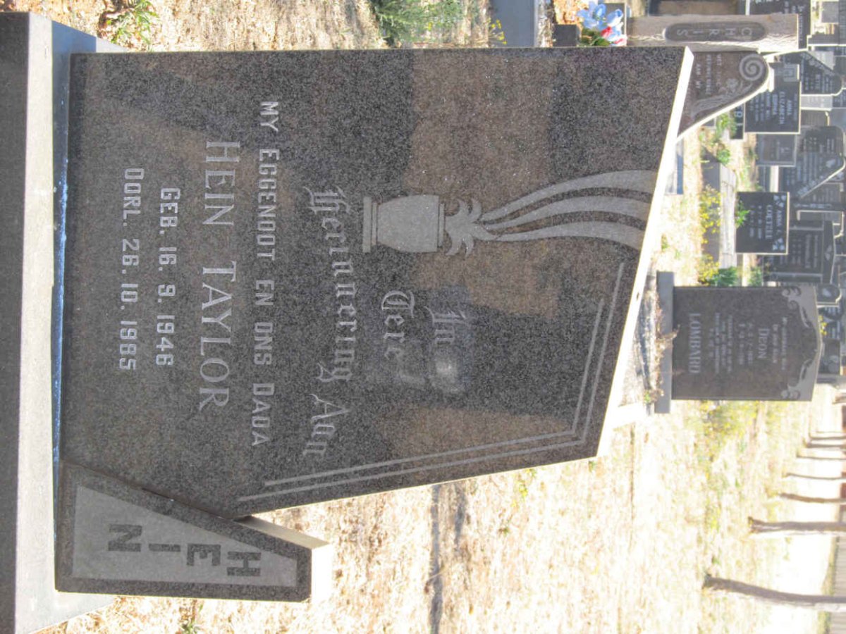 TAYLOR Hein 1946-1985