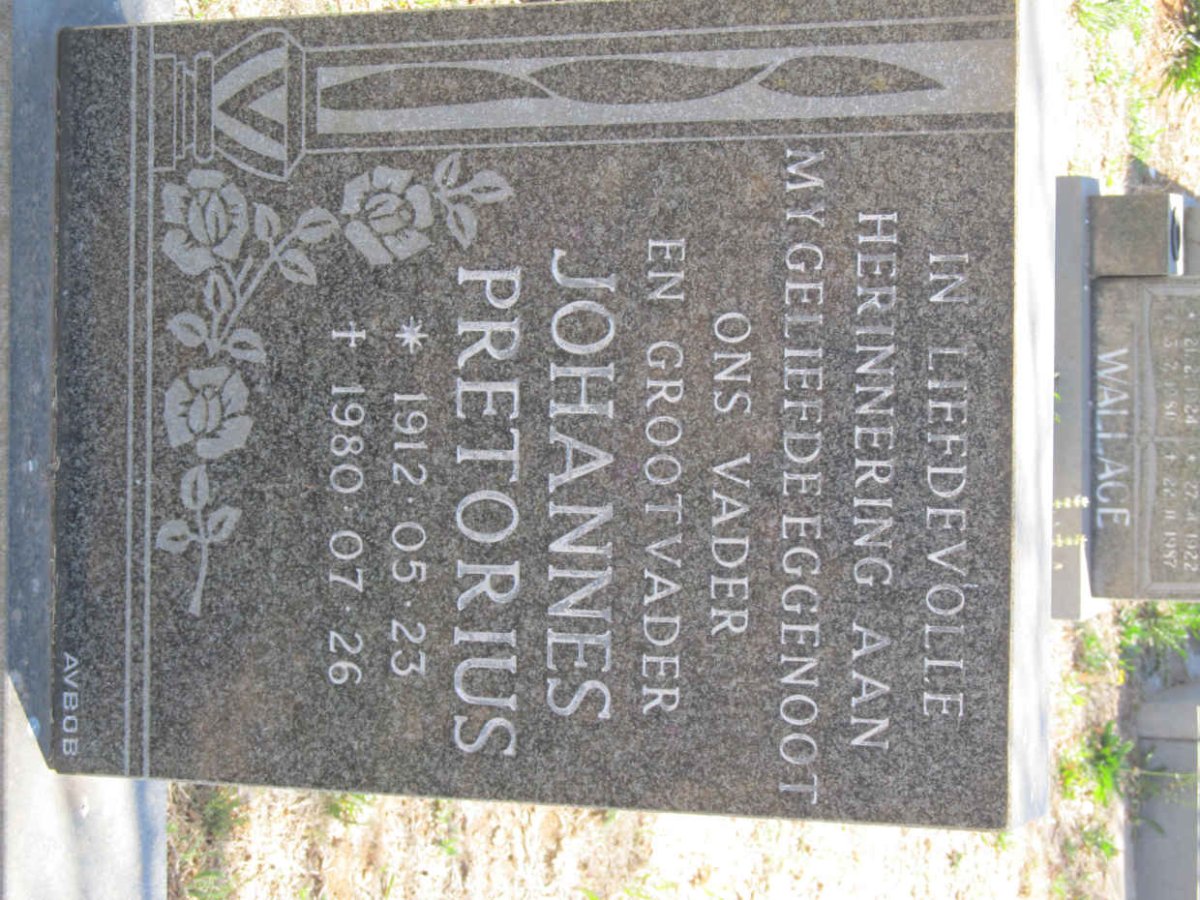 PRETORIUS Johannes 1912-1980