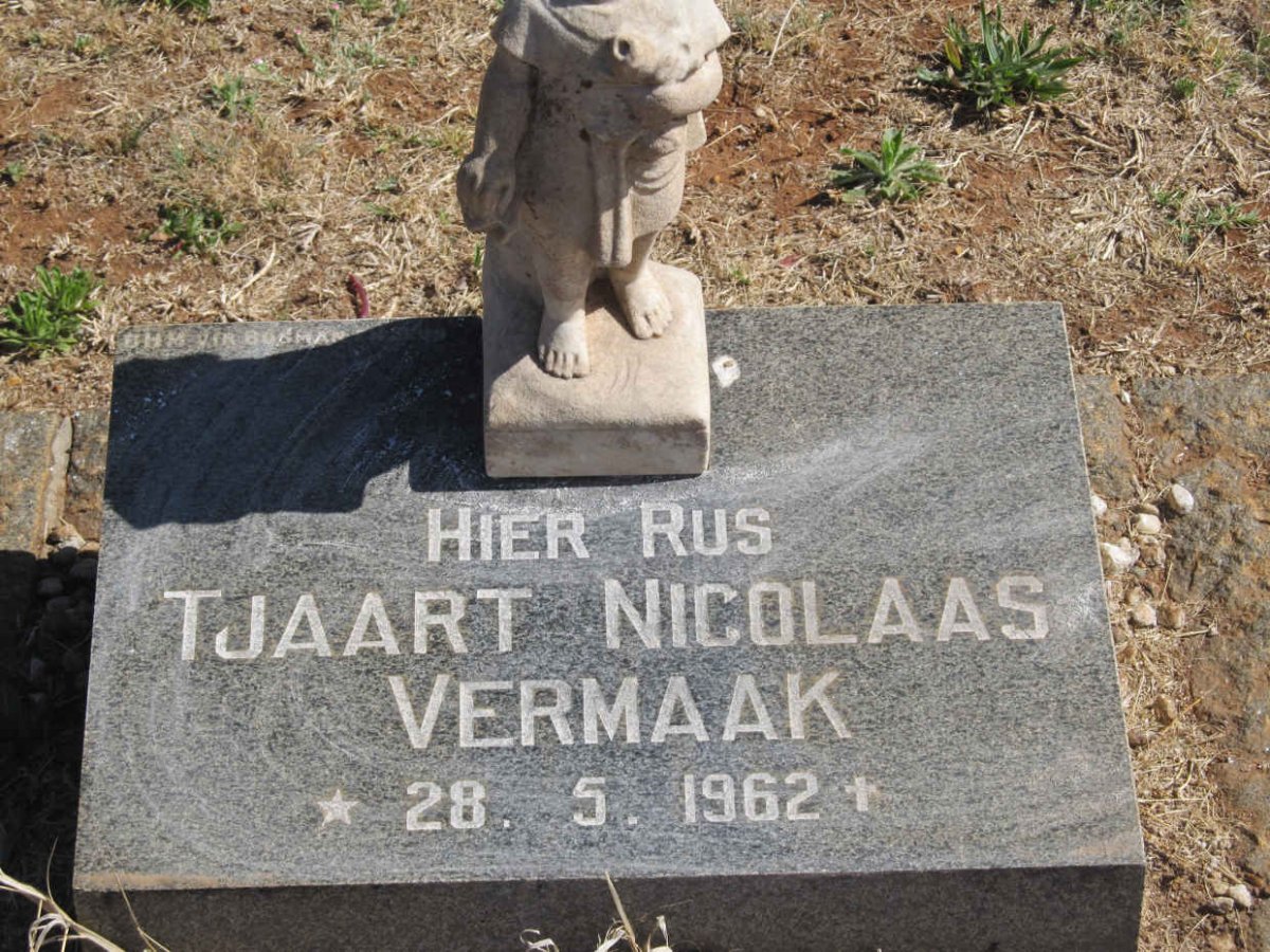 VERMAAK Tjaart Nicolaas 1962-1962