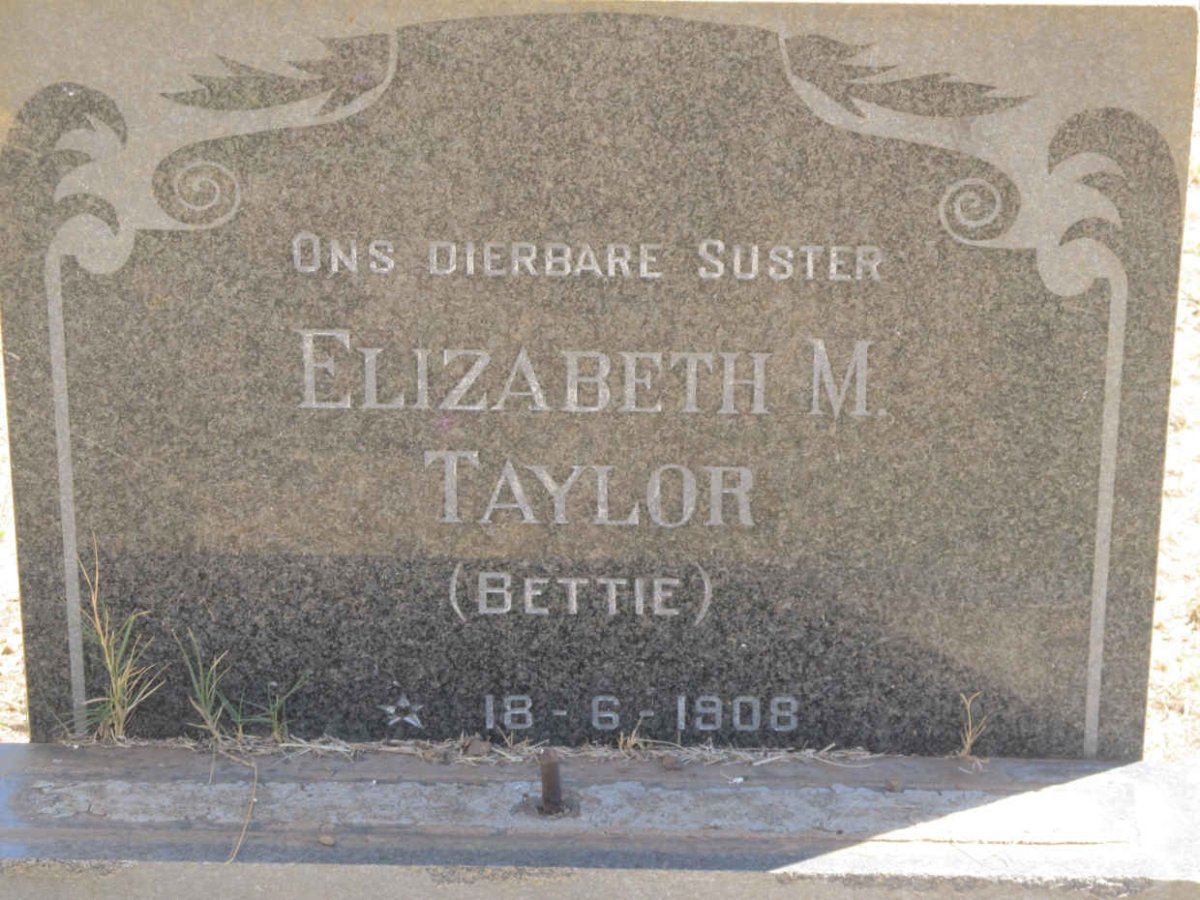 TAYLOR Elizabeth M. 1908-