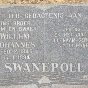 SWANEPOEL Willem Johannes 1946-1994