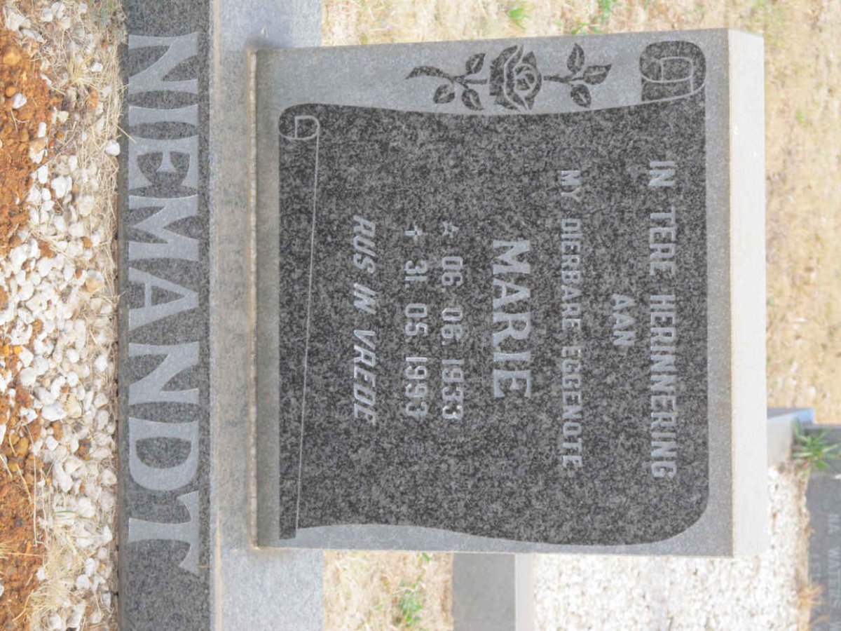 NIEMANDT Marie 1933-1993