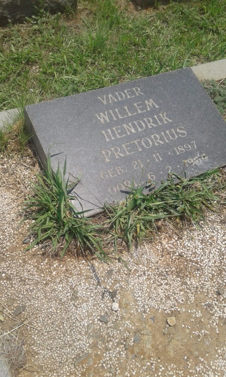 PRETORIUS Willem Hendrik 1897-19?4