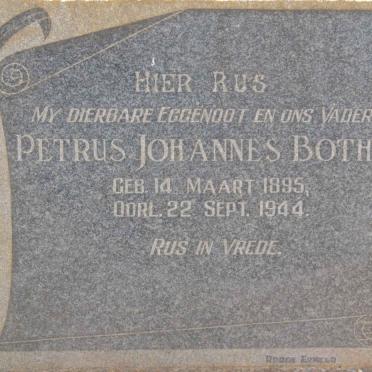 BOTHA Petrus Johannes 1895-1944