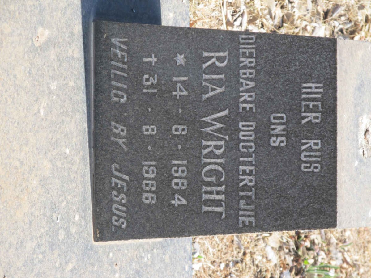 WRIGHT Ria 1964-1966