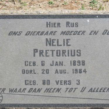 PRETORIUS Nelie 1898-1984
