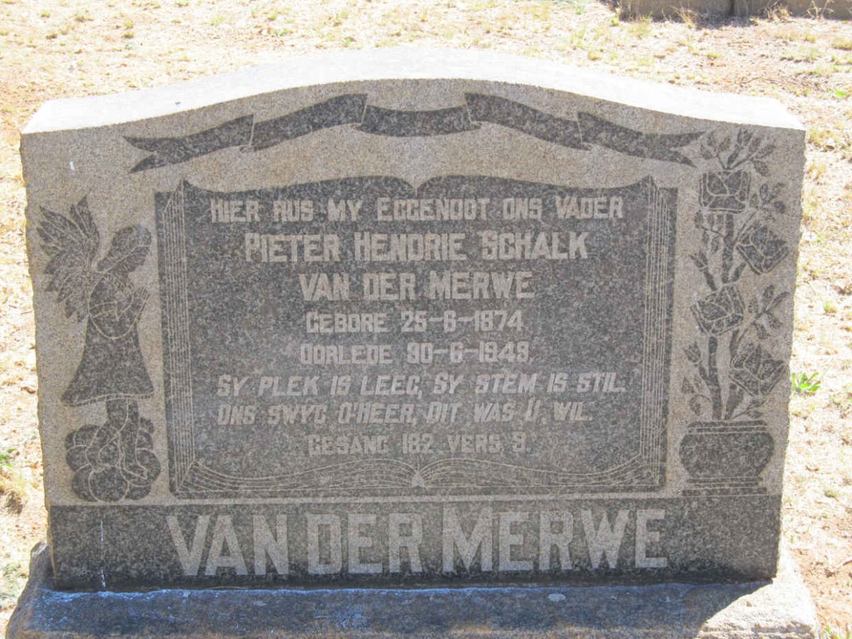 MERWE Pieter Hendrie Schalk, van der 1874-1949