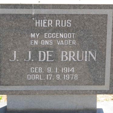 BRUIN J.J., de 1914-1978