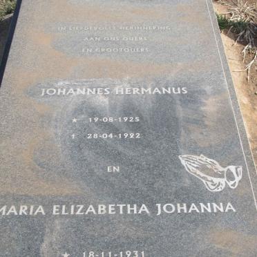 BEETGE Johannes Hermanus 1925-1992 &amp; Maria Elizabetha Johanna 1931-2012 :: BEETGE Piet 1956-2015 & Evah 1966-2015