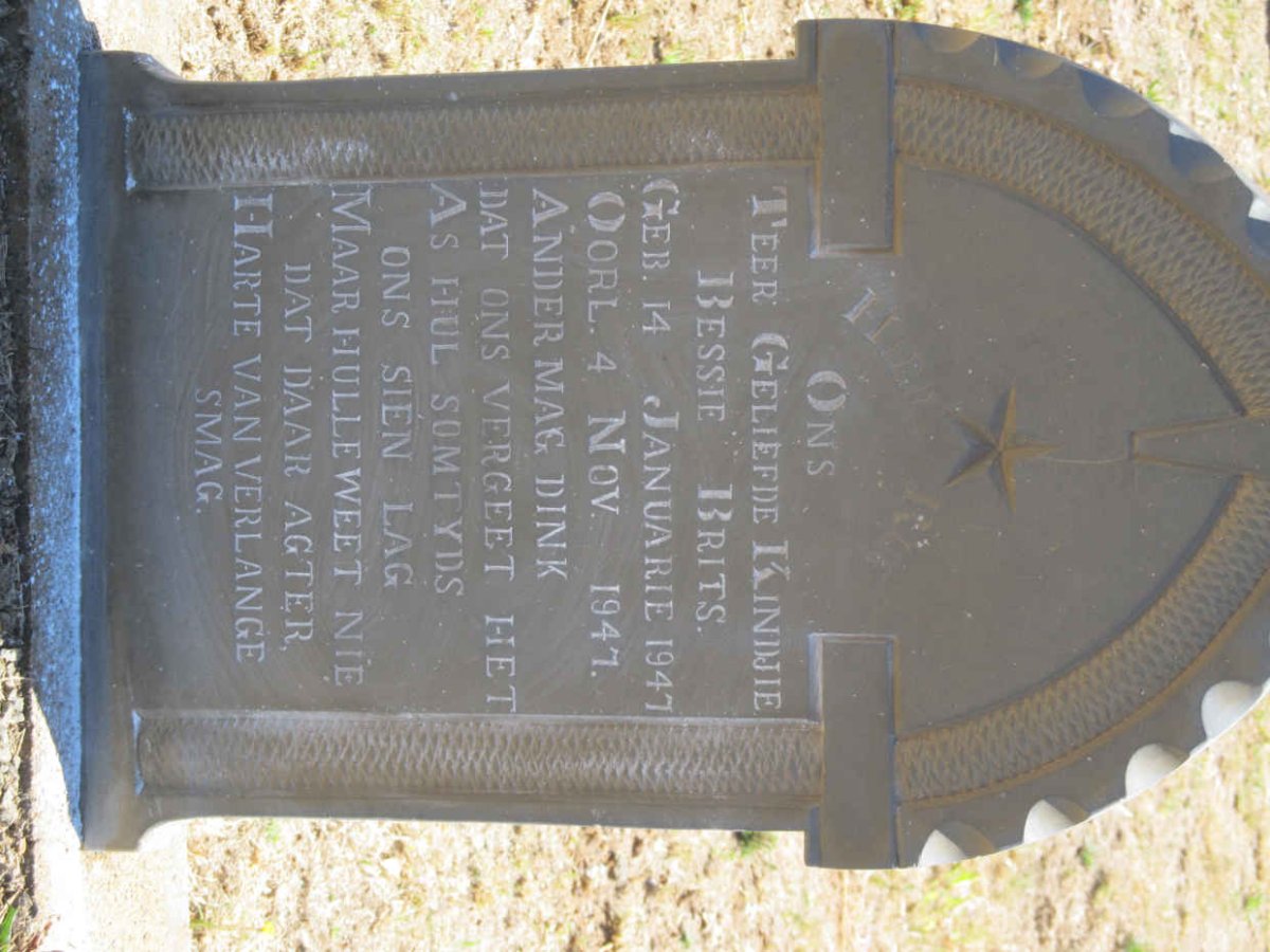 BRITS Bessie 1947-1947