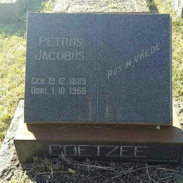 COETZEE Petrus Jacobus 1889-1966