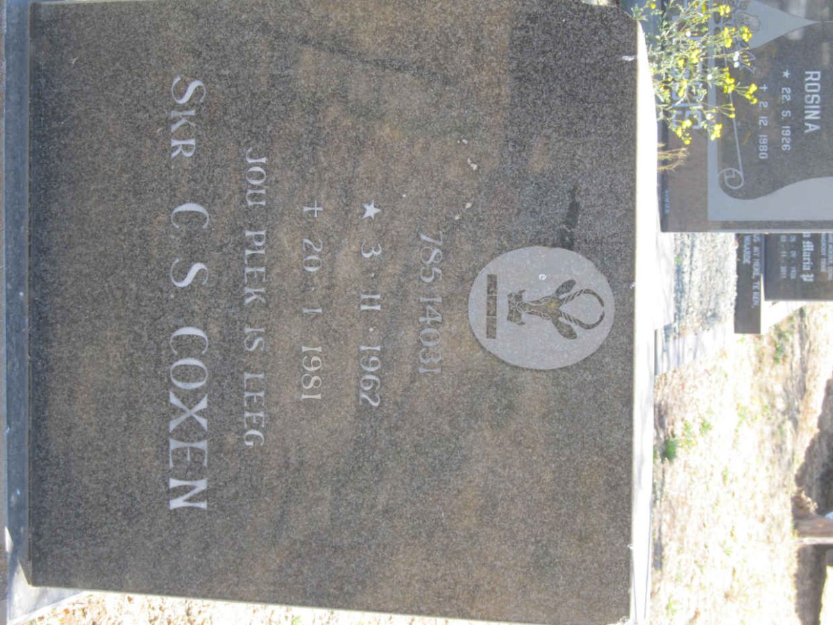 COXEN C.S. 1962-1981