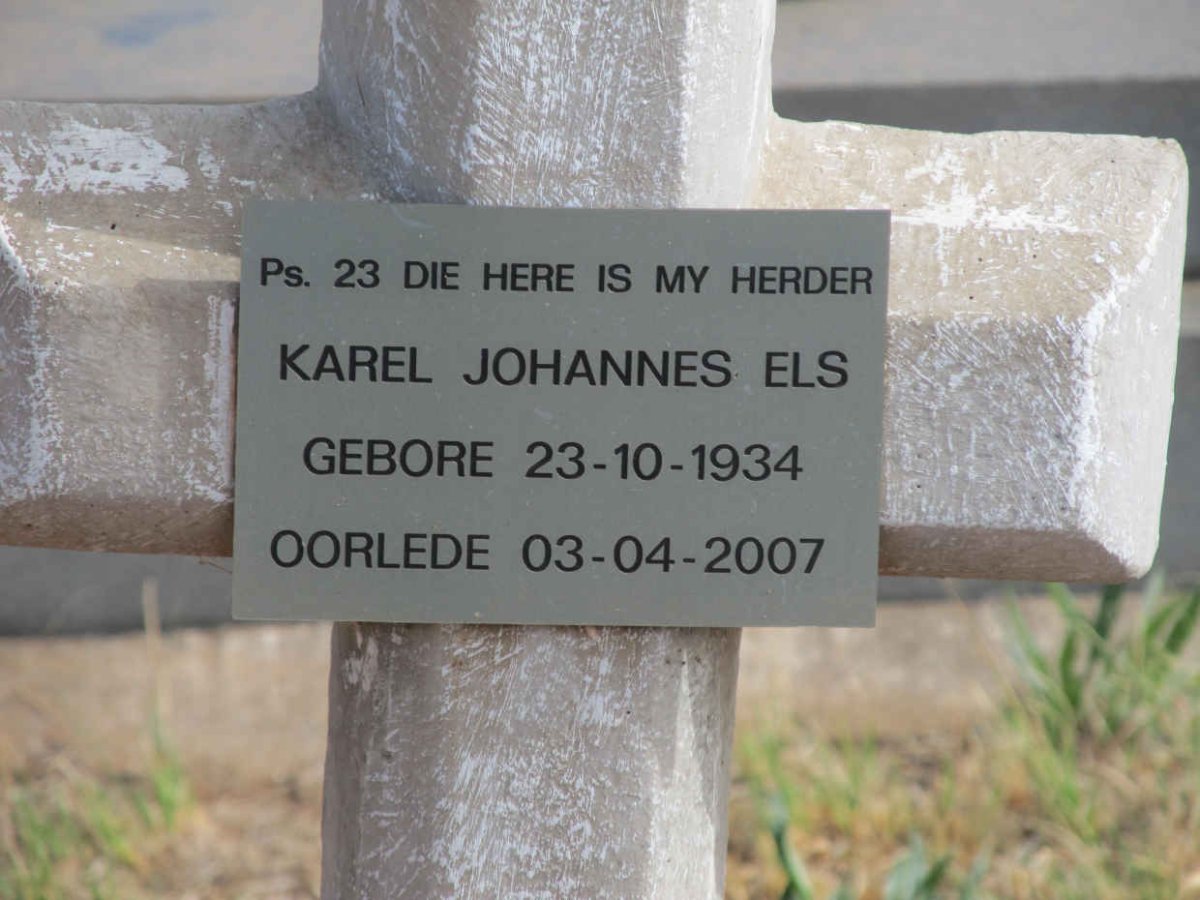 ELS Karel Johannes 1934-2007