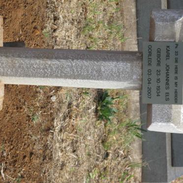ELS Karel Johannes 1934-2007