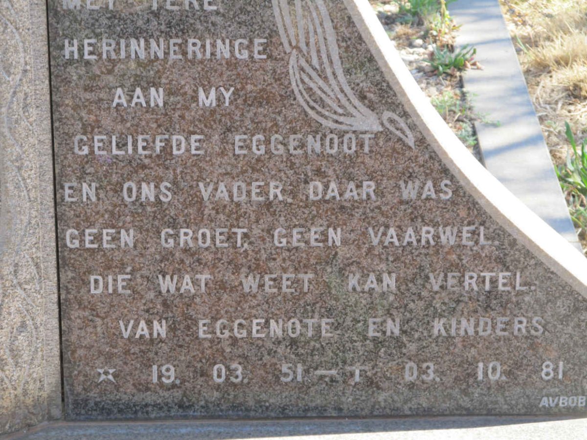 FOURIE Chris 1951-1981