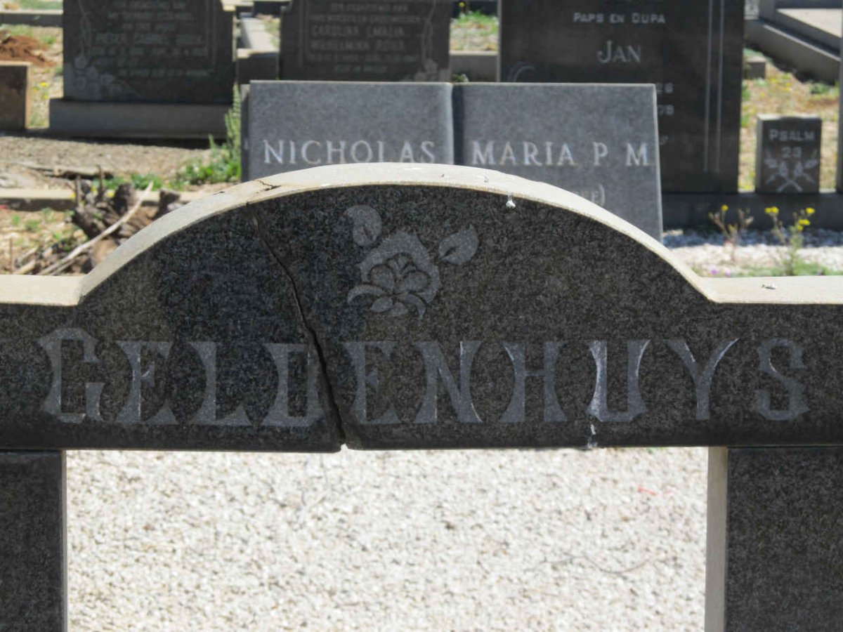 GELDENHUYS Jan 1929-1997 &amp; Bettie 1941-1996 :: GELDENHUYS Chris 1958-1981