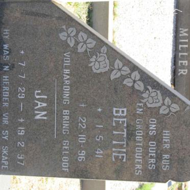 GELDENHUYS Jan 1929-1997 &amp; Bettie 1941-1996 :: GELDENHUYS Chris 1958-1981