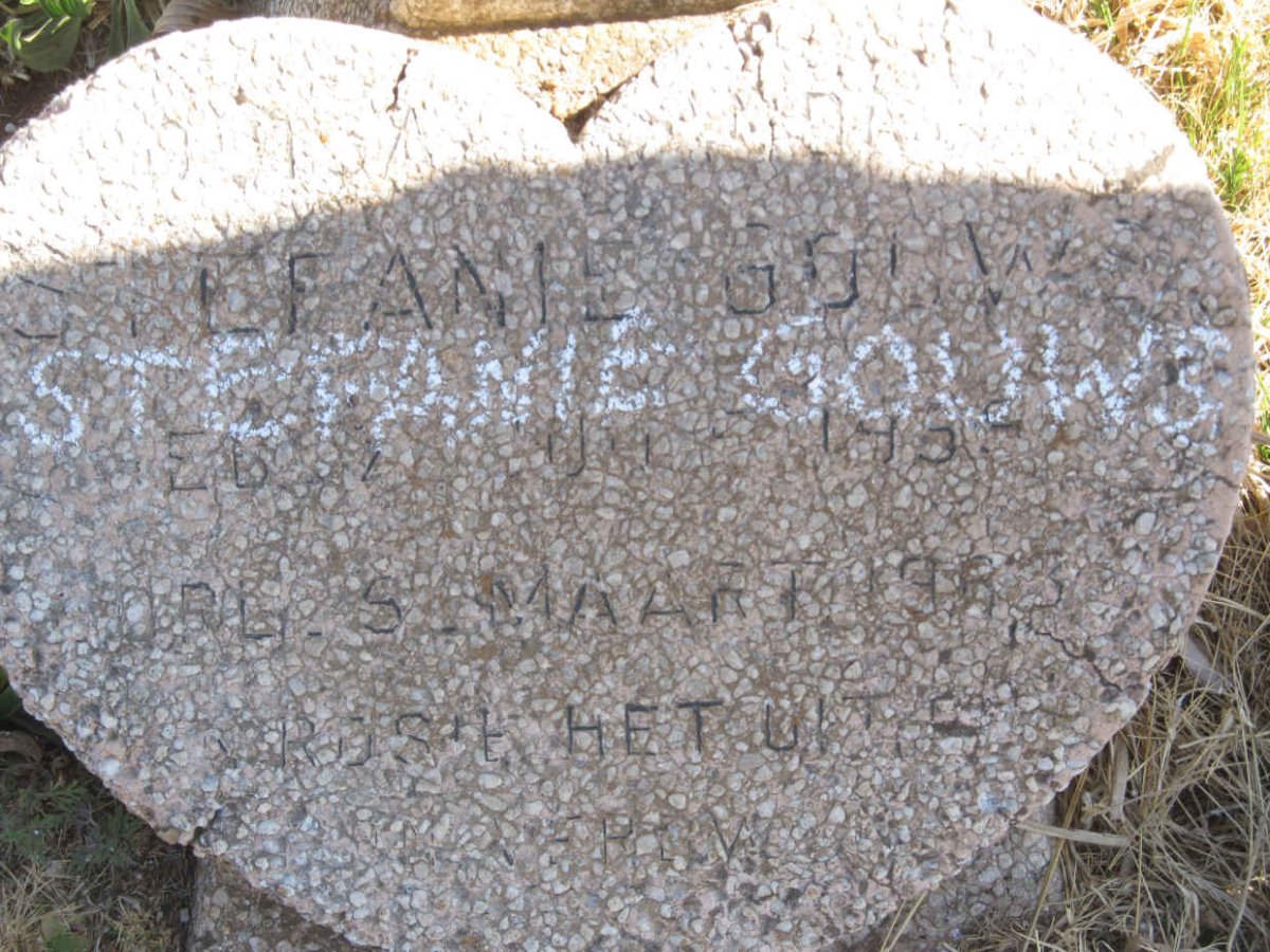 GOUWS Louisa ? Stefanie 195?-19?3