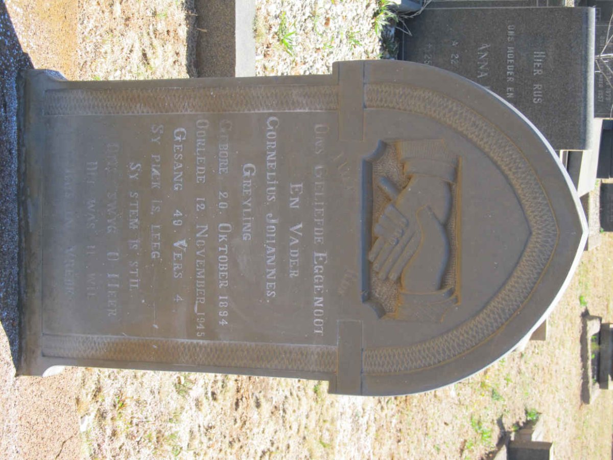 GREYLING Cornelius Johannes 1894-1945