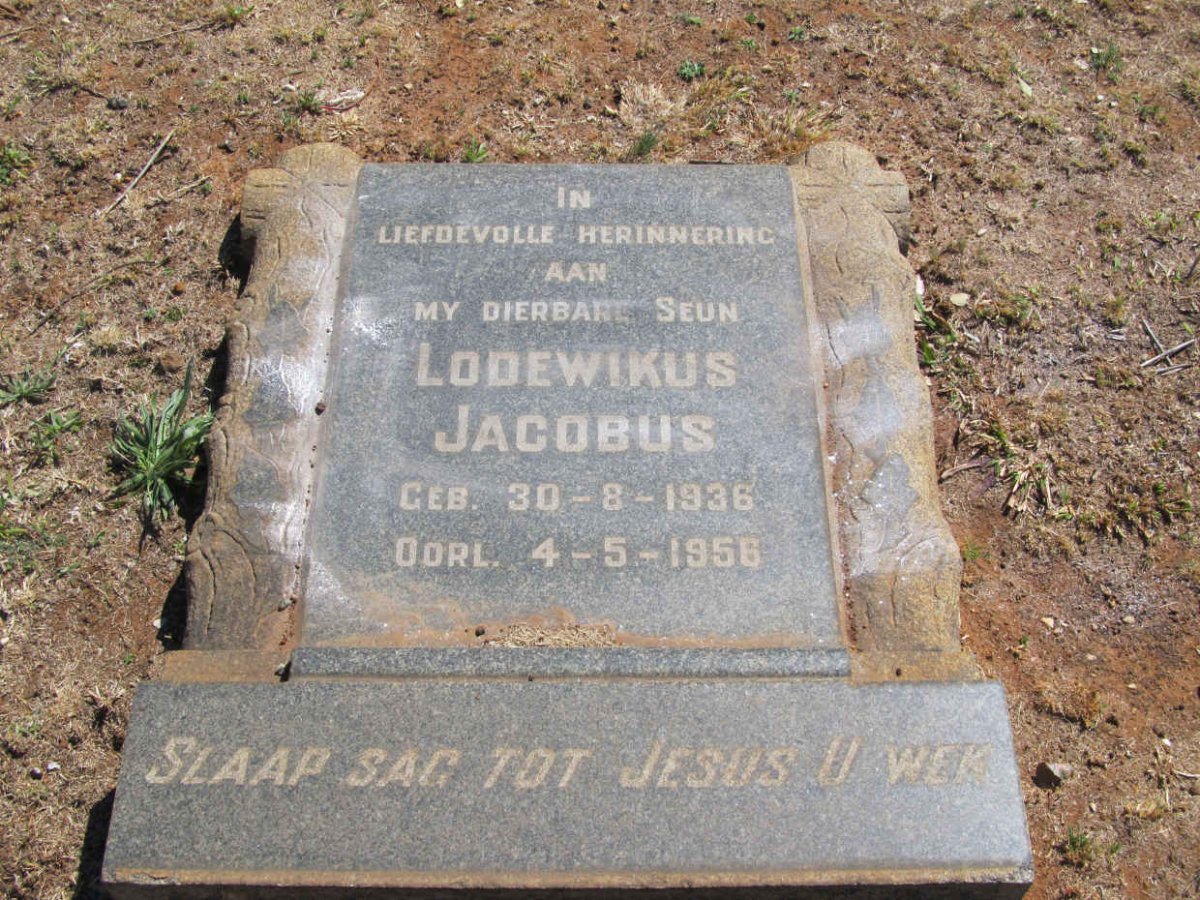 NEETHLING Lodewikus Jacobus 1936-1956