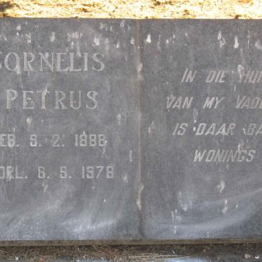 ROSSOUW Cornelis Petrus 1888-1978 &amp; Susanna Margaretha 1911-1987