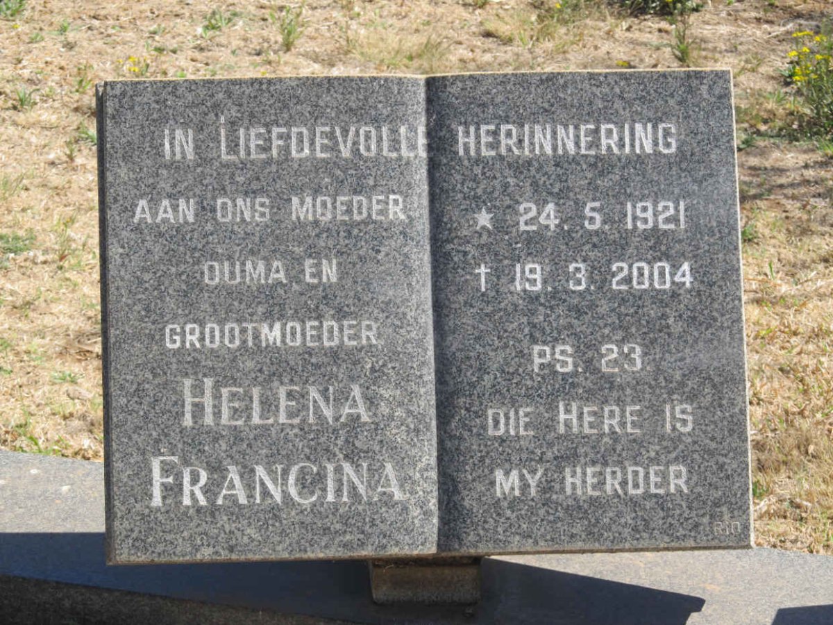 TAYLOR Thomas Frederick 1916-1989 &amp; Helena Francina 1921-2004 :: TAYLOR Frederick Johannes 1943-1990
