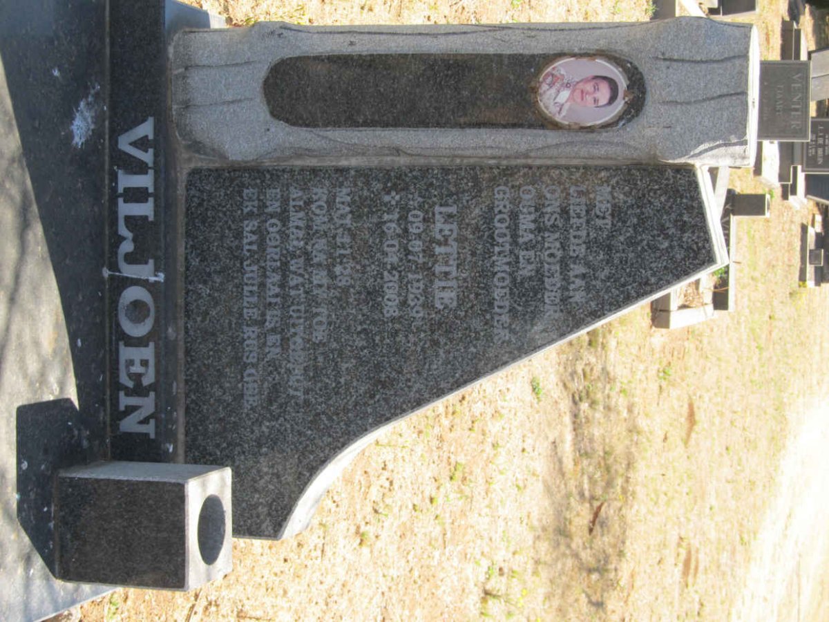 VILJOEN Lettie 1939-2008