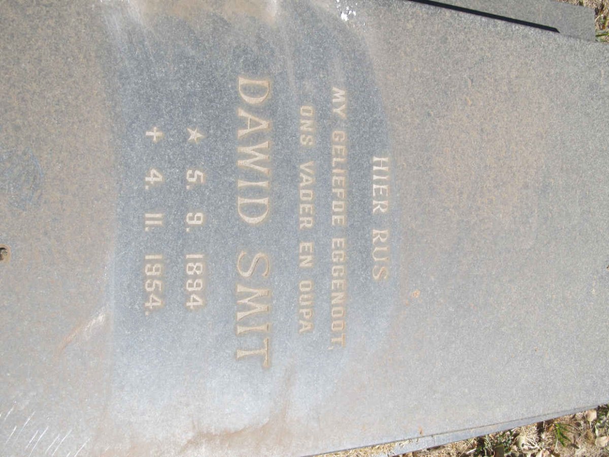 SMIT Dawid 1894-1954