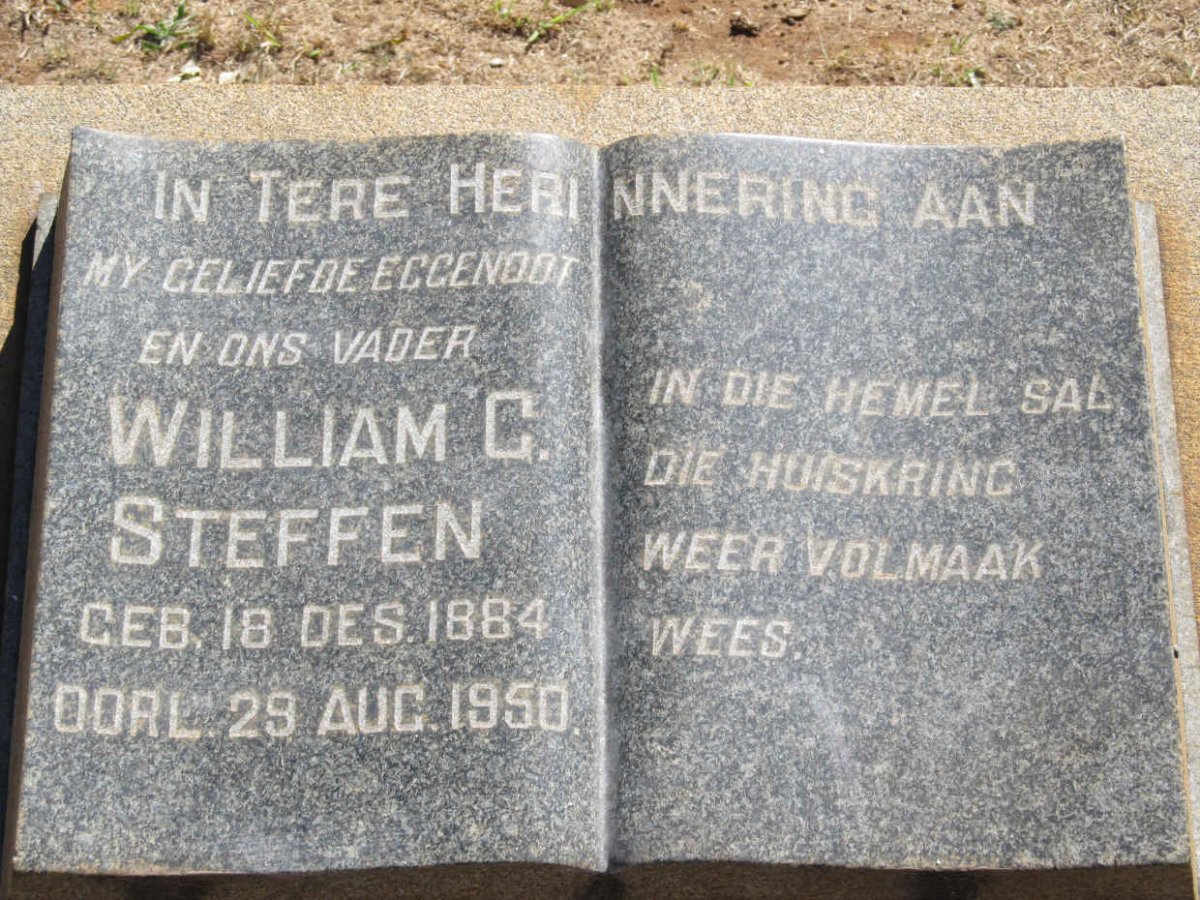 STEFFEN William C. 1884-1950