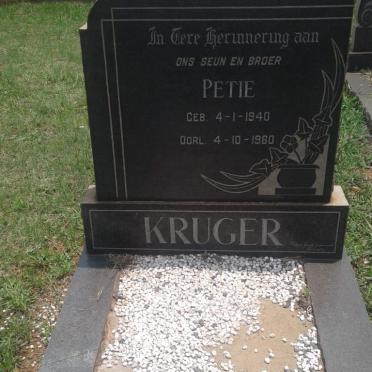 KRUGER Petie 1940-1960